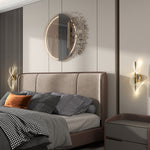 Led Wall Lamp 2 Pack, Modern Indoor Spiral Wall Light | Gold