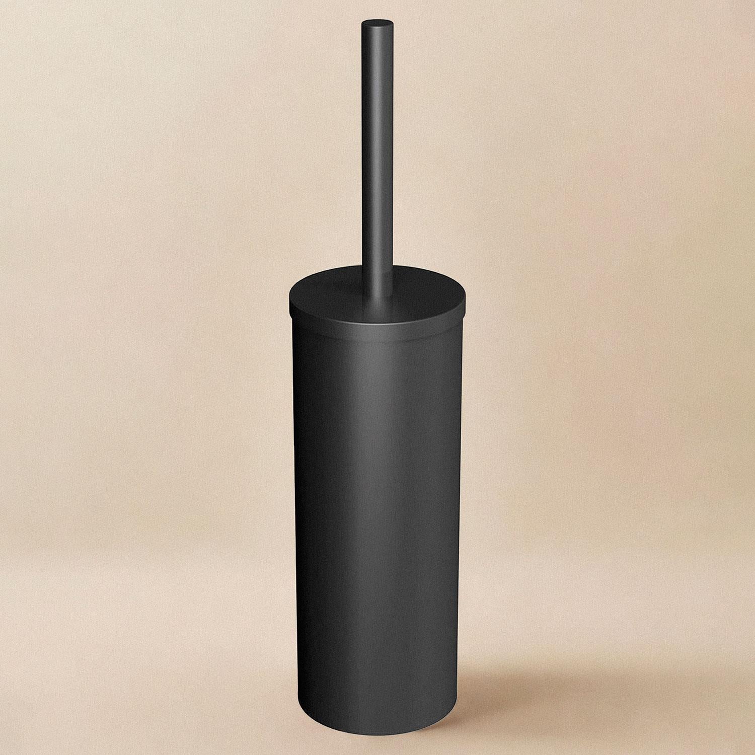Toilet Brush, Free-standing, Matt Black, Logic Collection