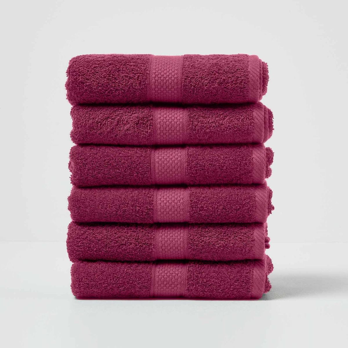 Turkish Cotton 500gsm Towel | Hand Towel | Burgundy