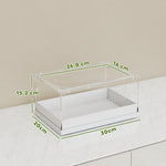 Reptile Terrarium, Vivarium Acrylic For Snake, Gecko | Small | Clear