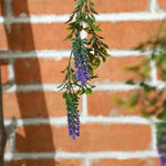 Set Of 2 Artificial Plants, Lavender Flowers In Basket