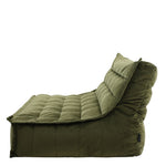 Dolce Bean Bag Lounger Sofa | Olive