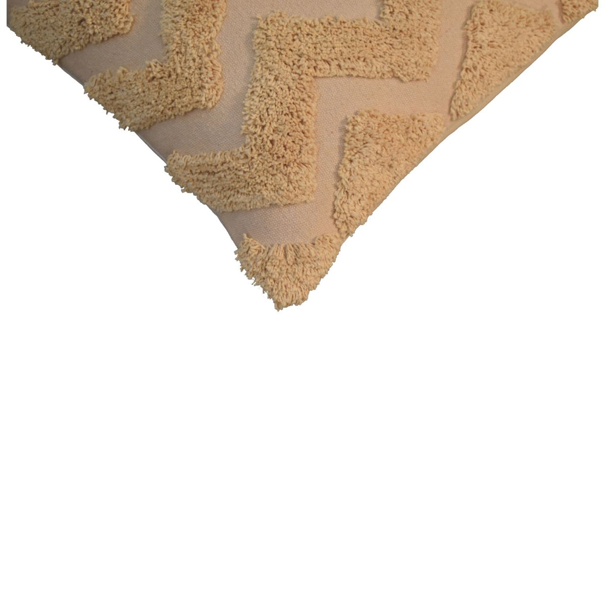 Zig-zag Cushion Set | Set of 2 | Mustard