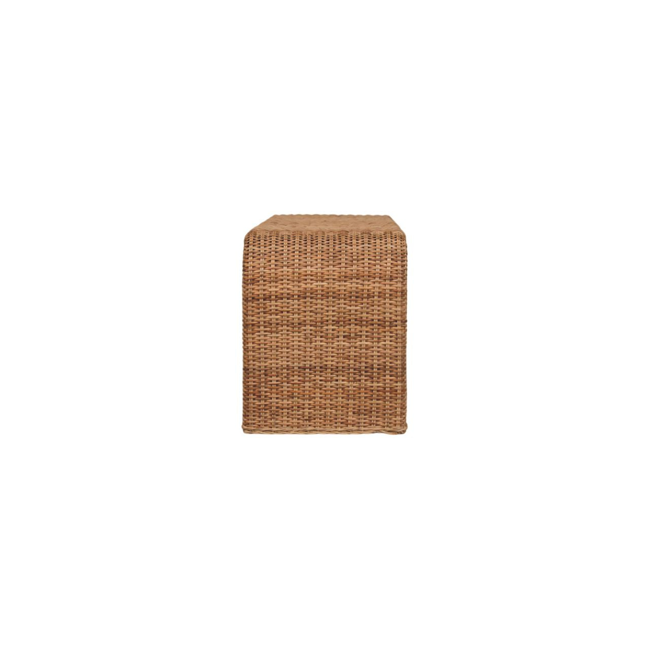 Artisan Furniture Solid Wood Rattan Weave Bench