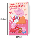Peppa Pig Mummy' Valentine's Day Card Official Product