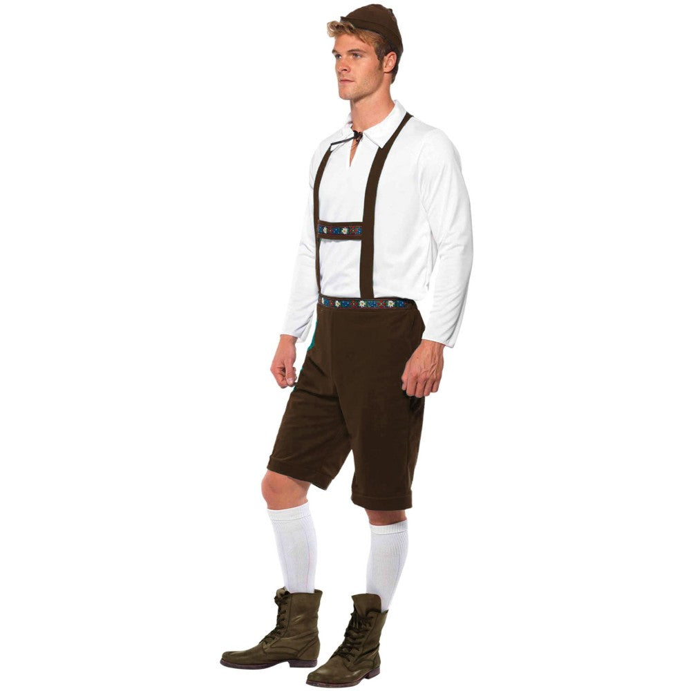 Bavarian Man Costume, Brown | XL