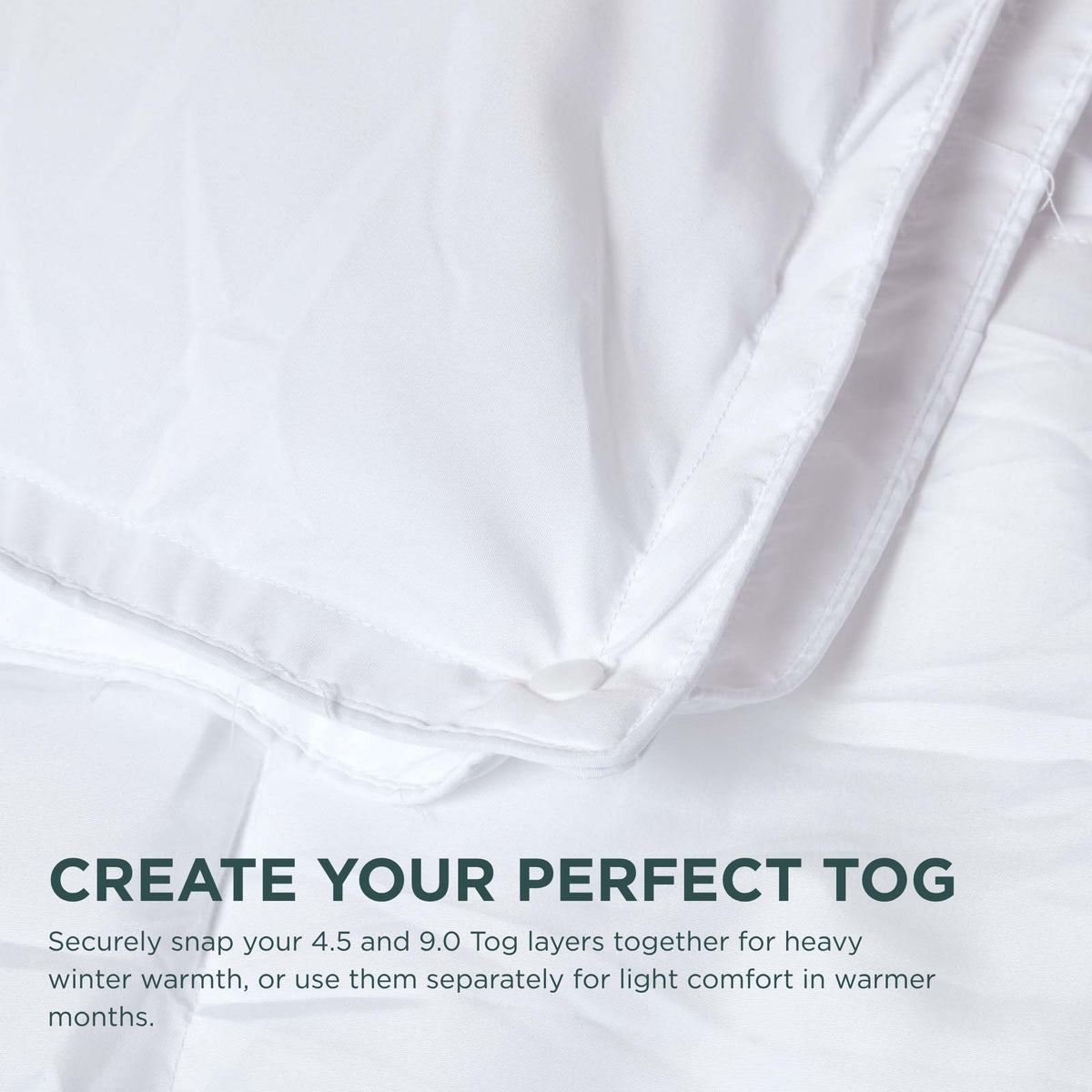 Luxury Hotel Quality Super Microfibre All Seasons Duvet | Double | White