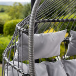 Haversham Swinging Double Garden Seat | Double | Light Grey