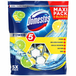 Power 5 Lime Toilet Rim Blocks For Long-lasting Protection 55g