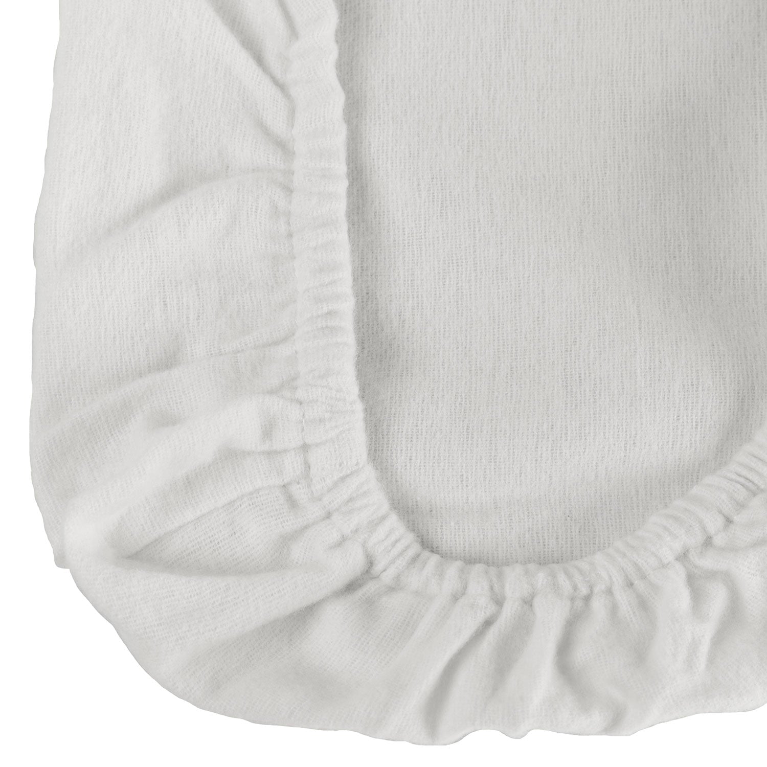 Brushed Cotton Fitted Cot Sheet Pair 100% Cotton, 60 X 120 Cm | Cot | White