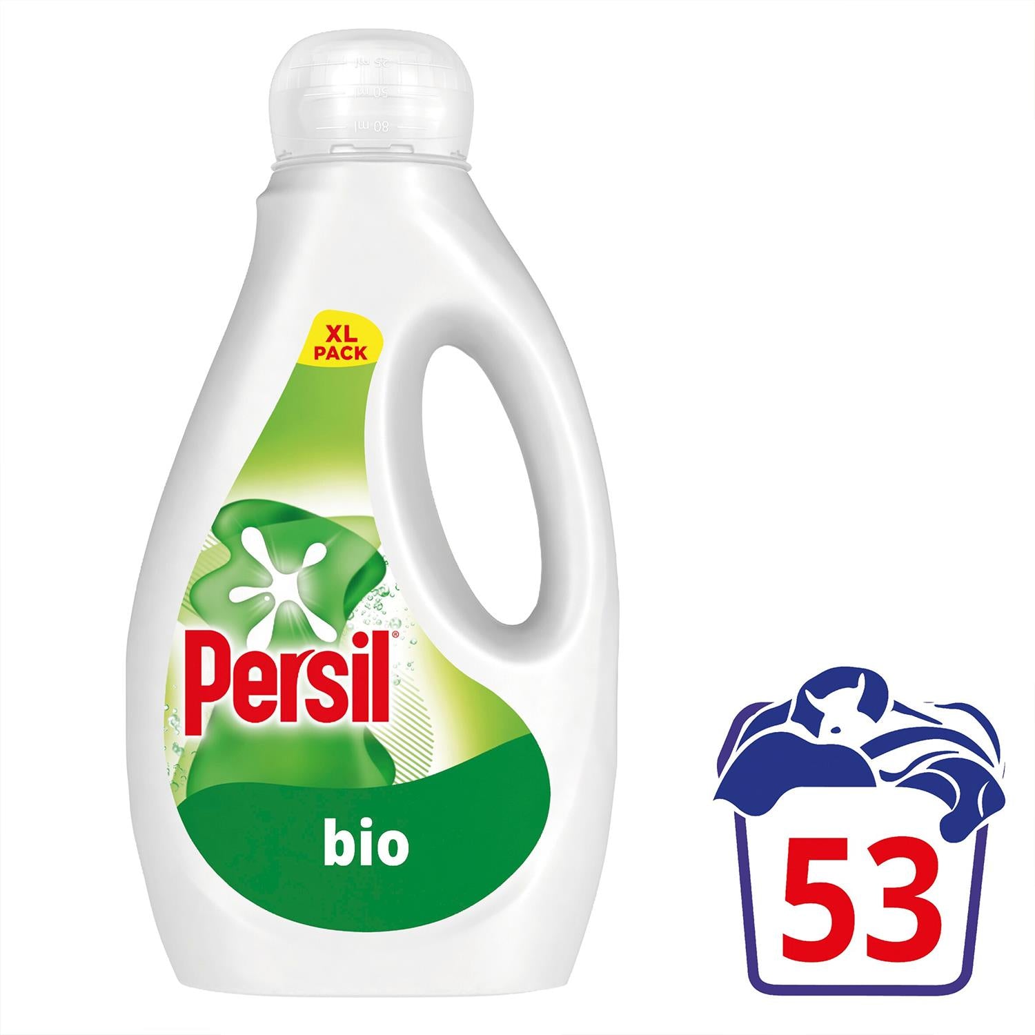 Bio Laundry Washing Liquid Detergent 1.431l, 53 Washes | Set-of-2