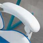 Racing Chair W/ Footrest Rabbit Ears | Blue