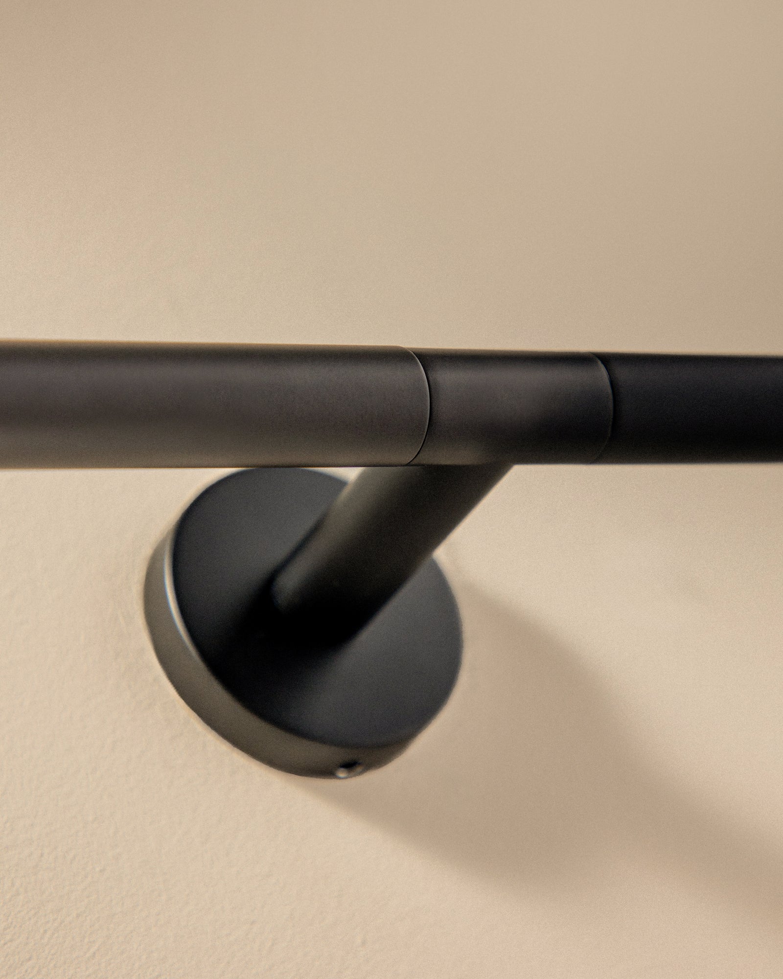 Double Toilet Roll Holder, Matt Black, Hidden Fixings, Start Collection