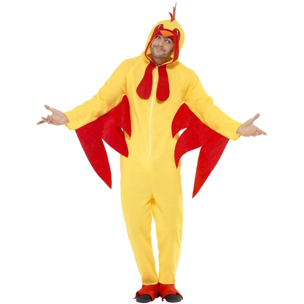Chicken Costume, With Hooded All In One | Large