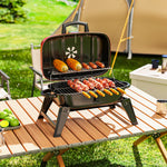 Charcoal Barbecue Grill Folding Bbq Grill | Red