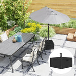 Outsunny Garden Parasol Base, Sand/water Filled Garden Umbrella Stand