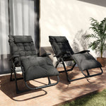 2 Pcs Reclining Zero Gravity Folding Lounger