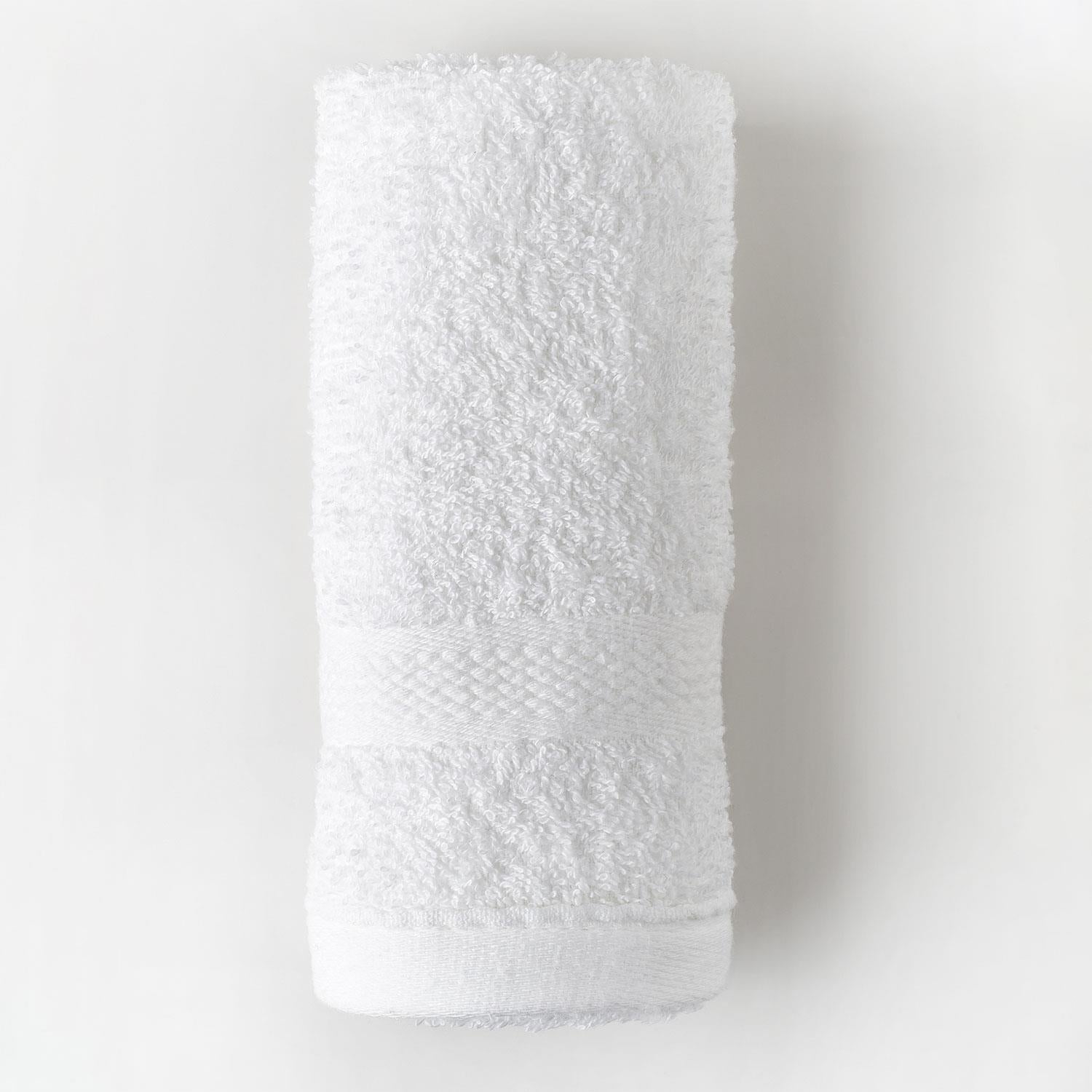 Supreme Egyptian Collection 100% Cotton Soft Hand Towel White, 50x85 Cm