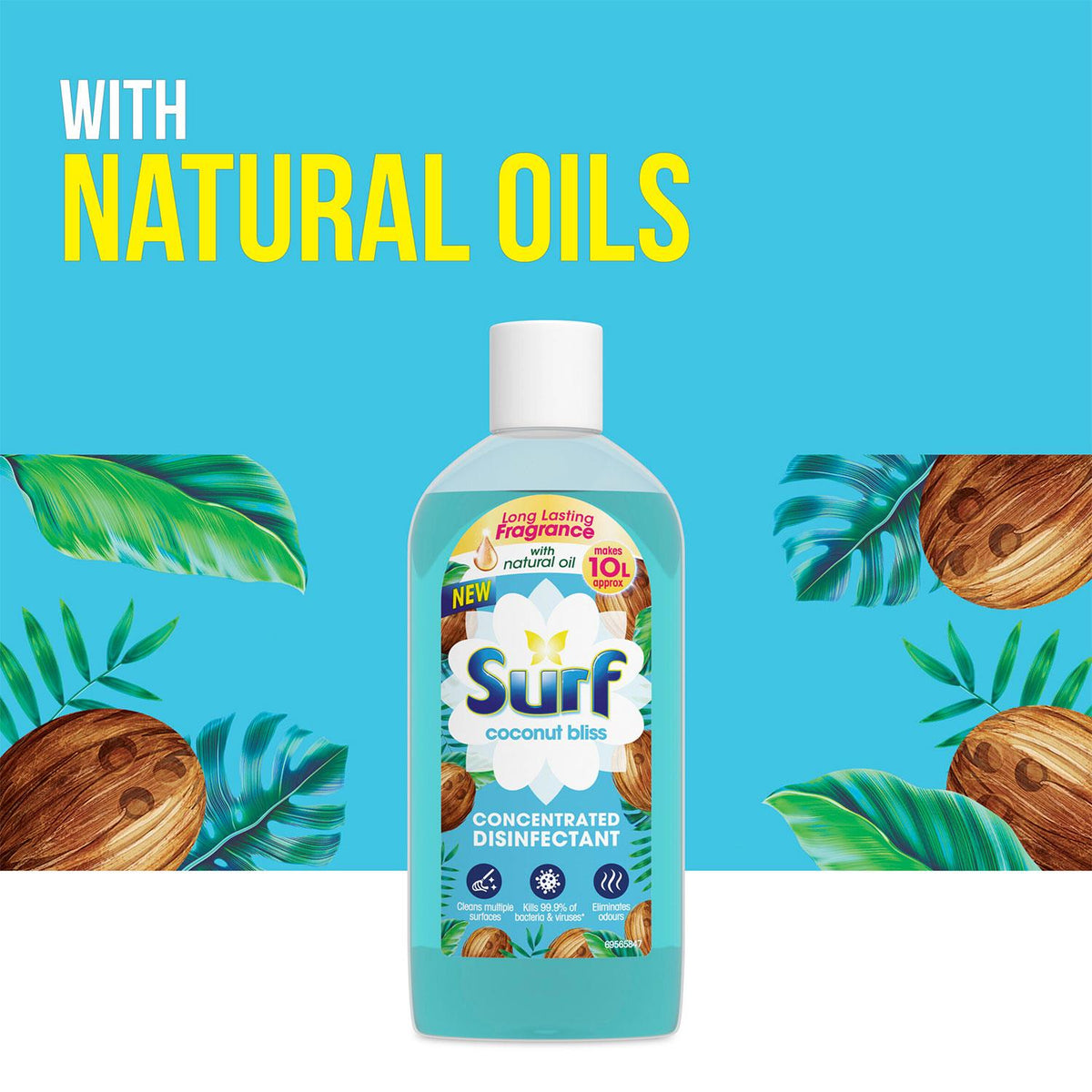 Concentrated Disinfectant Coconut Bliss Multi-purpose Cleaner, 240ml, 3pk | Set of 3
