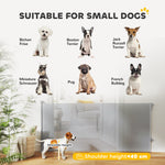 Pawhut Retractable Stair Gate, Dog Gate Extends Up To 180 Cm Wide, Grey