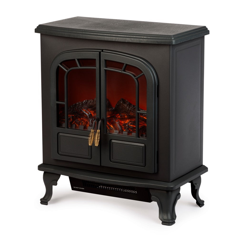 Electric Fireplace Heater With Dual Power Modes And Safety Cut Off