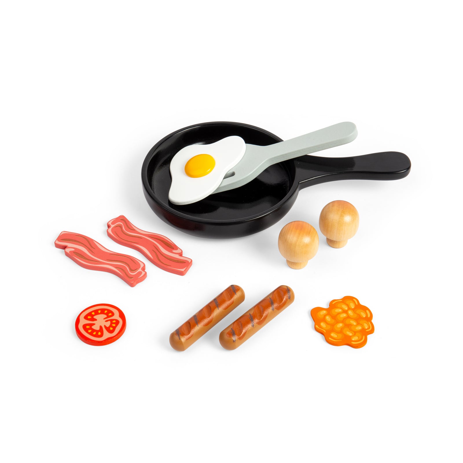 Bigjigs Toys Breakfast Fry Up Wooden Food Set