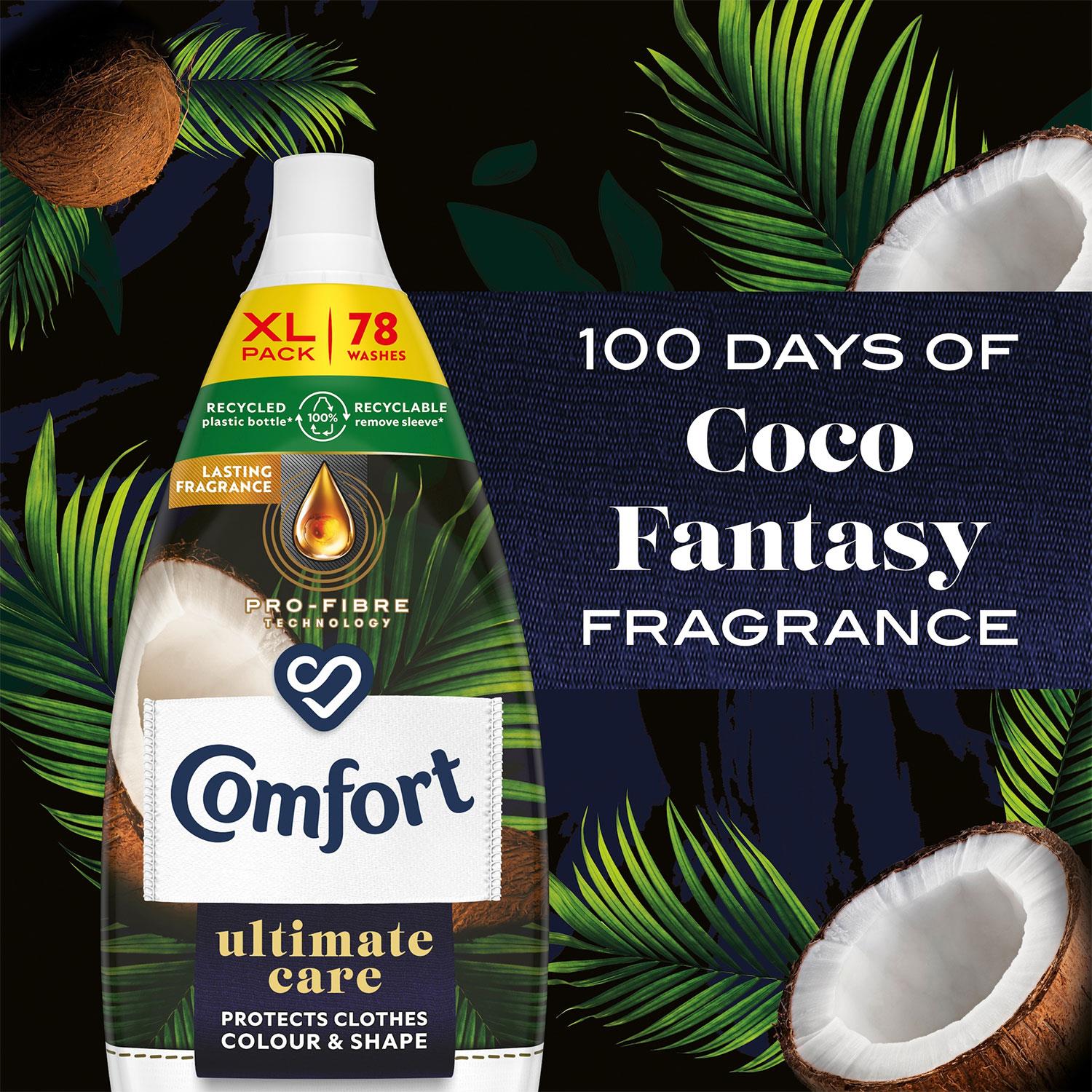 Ultimate Care Fabric Conditioner Coco Fantasy 1.18 Litre, 78 Washes | Set of 2