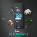 Men+care Hydrating Clean Comfort 3-in-1 Hair, Body And Face Wash, 3 Pack