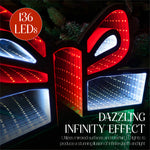 Xmas Haus 42x56cm 136 Led Giftbox Infinity Light 3m Cable