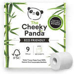 Classic Toilet Tissue From 100% Natural Bamboo, 45 Rolls(9rollsx5pack)