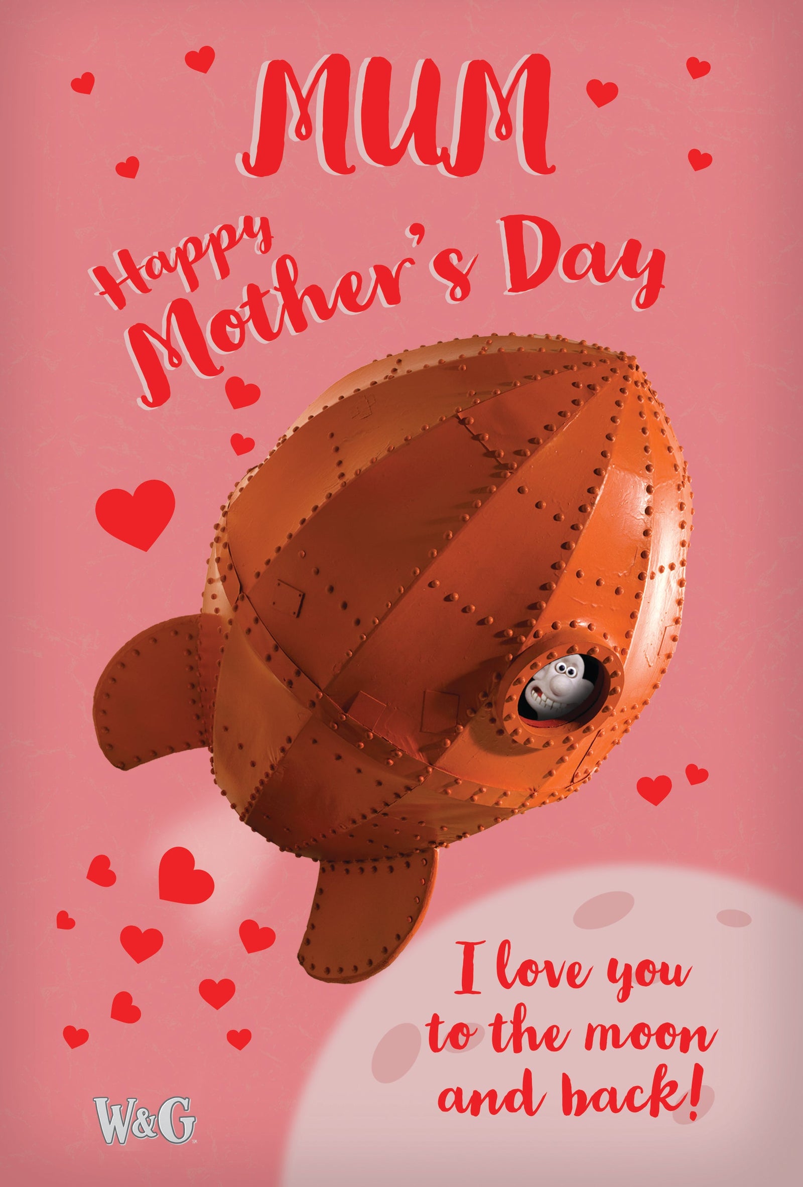 I Love You To The Moon And Back' Mother's Day Card Official Product