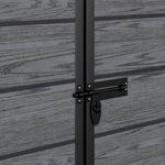8x4ft Outdoor Plastic Storage Shed With Floor, Window, 2 Vents & Double Lockable Doors,wood Grain Design