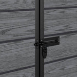 8x4ft Outdoor Plastic Storage Shed With Floor, Window, 2 Vents & Double Lockable Doors,wood Grain Design