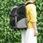 Pet Travel Backpack Bag Cat Puppy Dog Carrier W/ Trolley And Telescopic