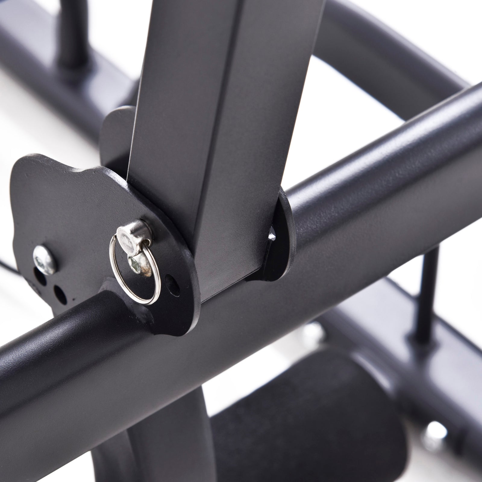 Power Tower Dip Station With Sit-up Bench And Tension Ropes | Black