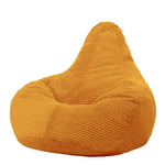 Dalton Cord Bean Bag Chair | Yellow