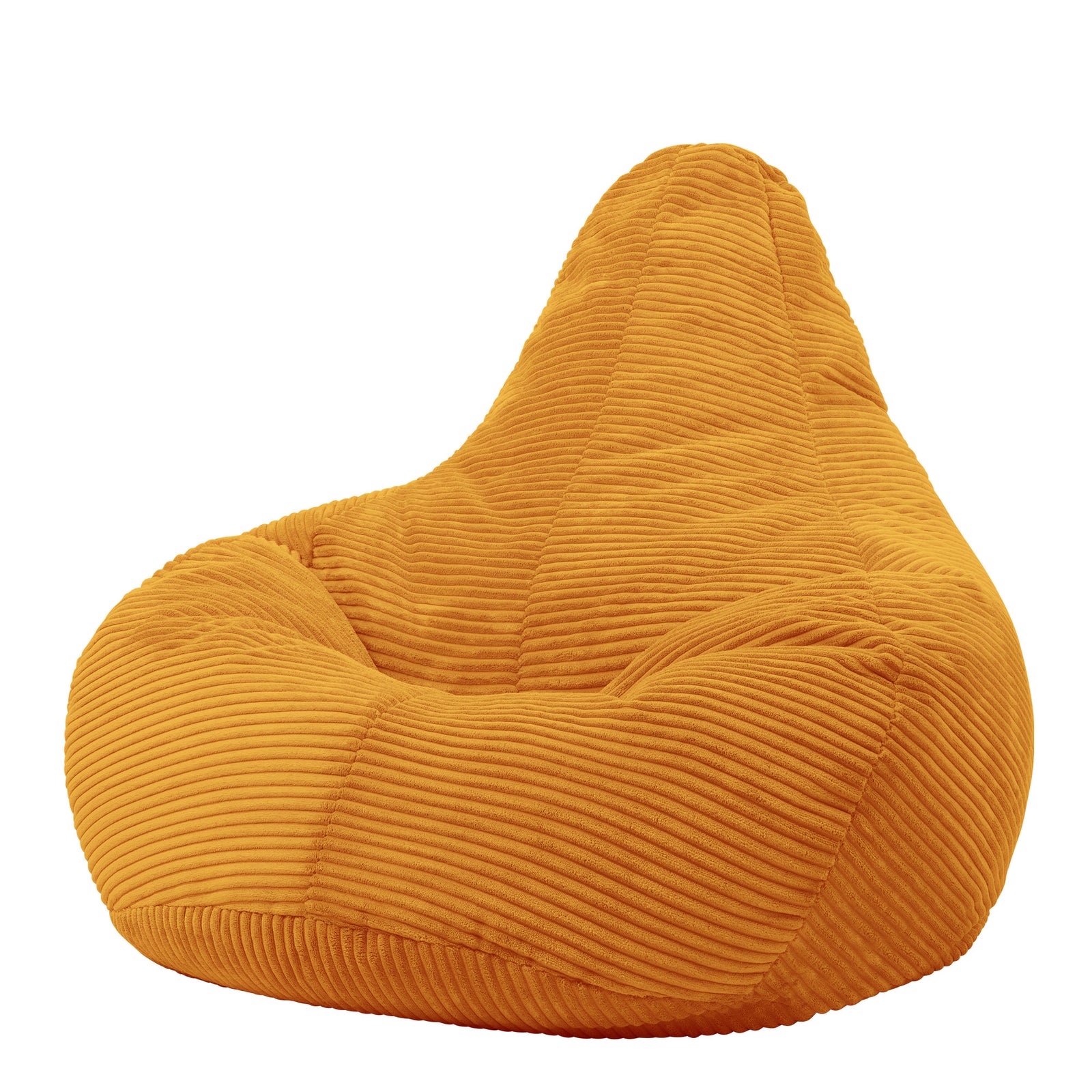 Dalton Cord Bean Bag Chair | Yellow