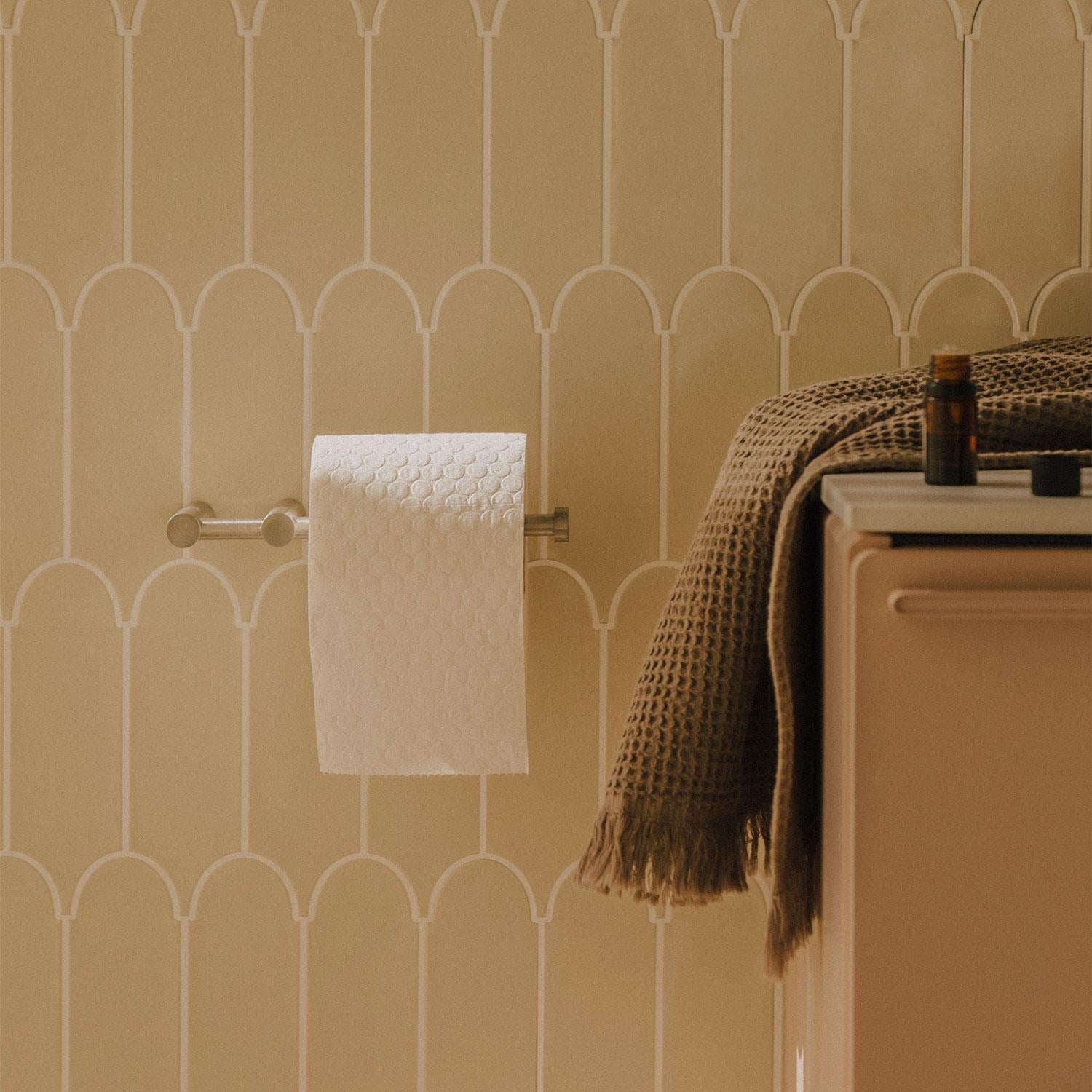 Toilet Roll Holder, Logic Collection | Matte White