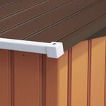 Garden Shed Storage Unit With Locking Door Floor Foundation | Medium | Yellow