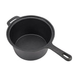 Breeins 2.5l Pre-seasoned Cast Iron Saucepan With Lid