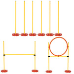 Outdoor 3 Pc Dog Pet Agility Training Garden Starter Obstacle Set For Dog