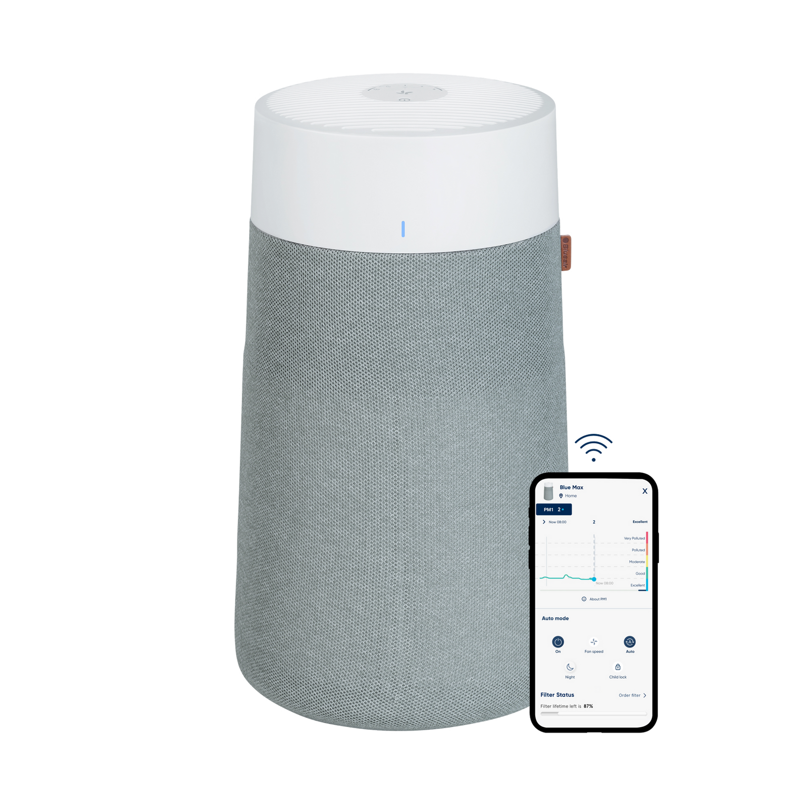 Blueair Blue Max 3450i Smart Air Purifier - For Rooms Up To 103m2