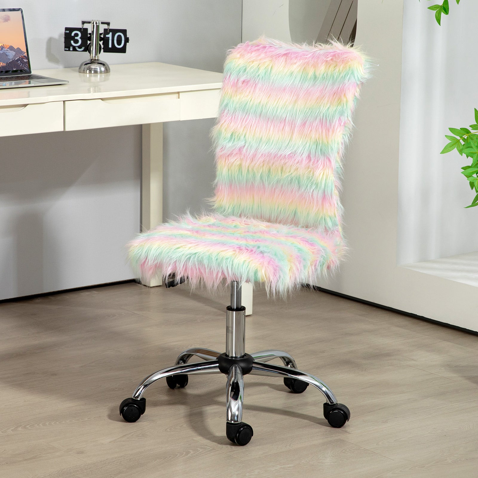 Fluffy Desk Chair Unicorn Tone