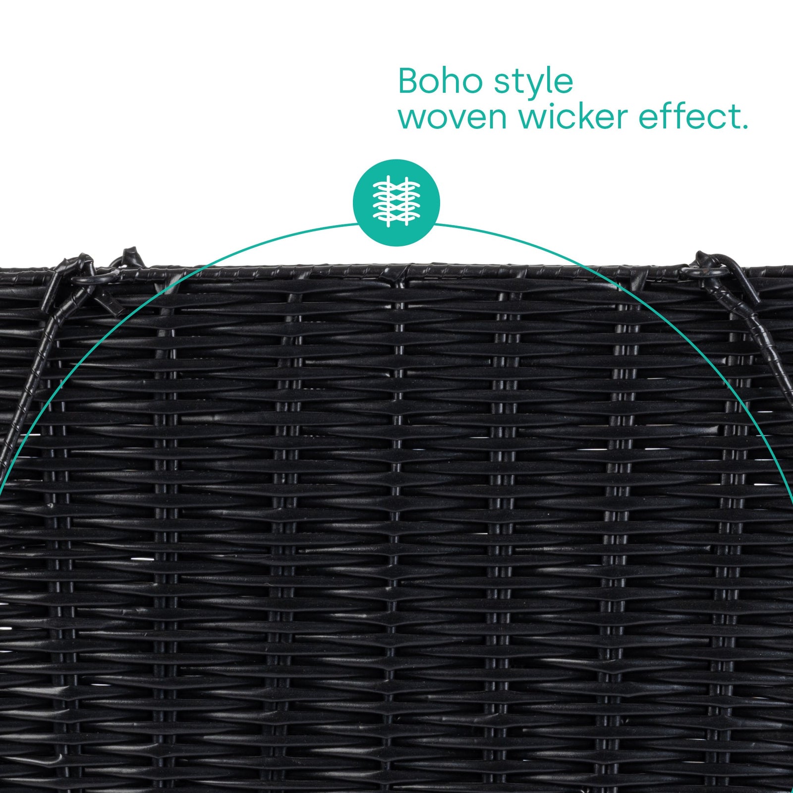 Stair Storage Basket - Black