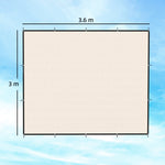 Sun Shade Sail With Uv Protection | 3 x 3.6m | Beige