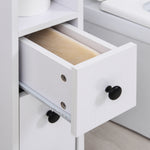 Slimline Bathroom Storage W/ 2 Drawers Wheels