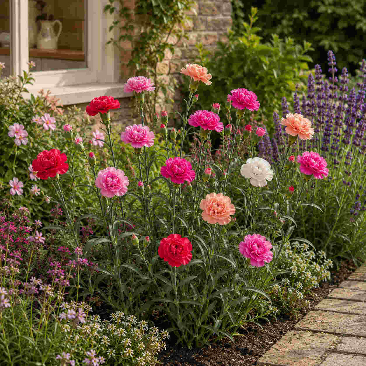 The Dianthus ‘Super de Trouper’ Collection - Plug Plants | Set of 12 | Multi