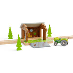 Barnyard for Wooden Farm Train Set