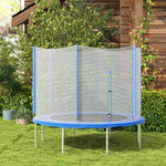8ft Trampoline Net Replacement Safety Net W/ Zipped Door | Blue