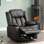 Sheridan Dual Motor Electric Riser Recliner With Massage And Heat | Brown